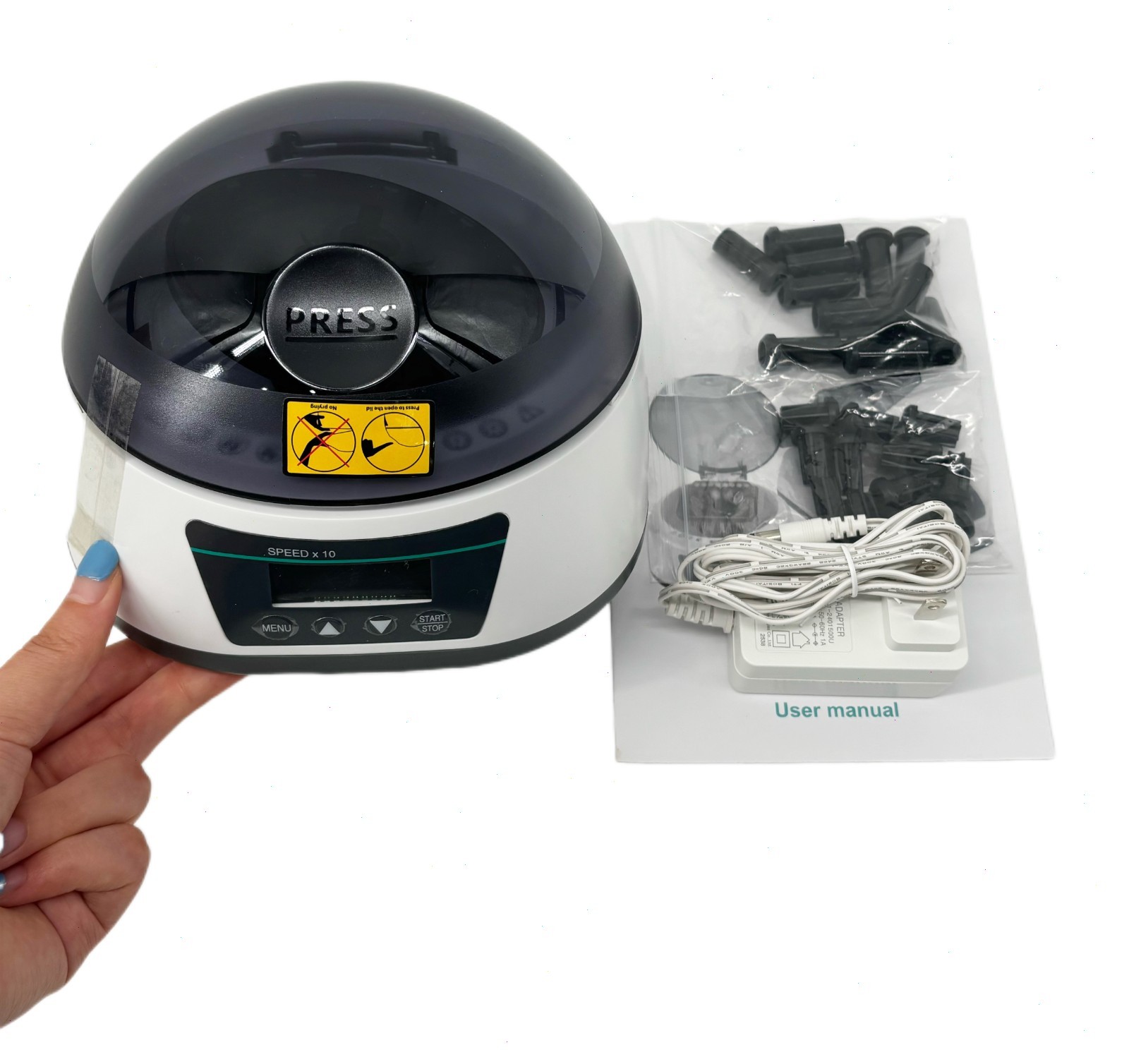Microhematocrit Blood Centrifuge Microcentrifuge with Hematocrit Capillary Rotor