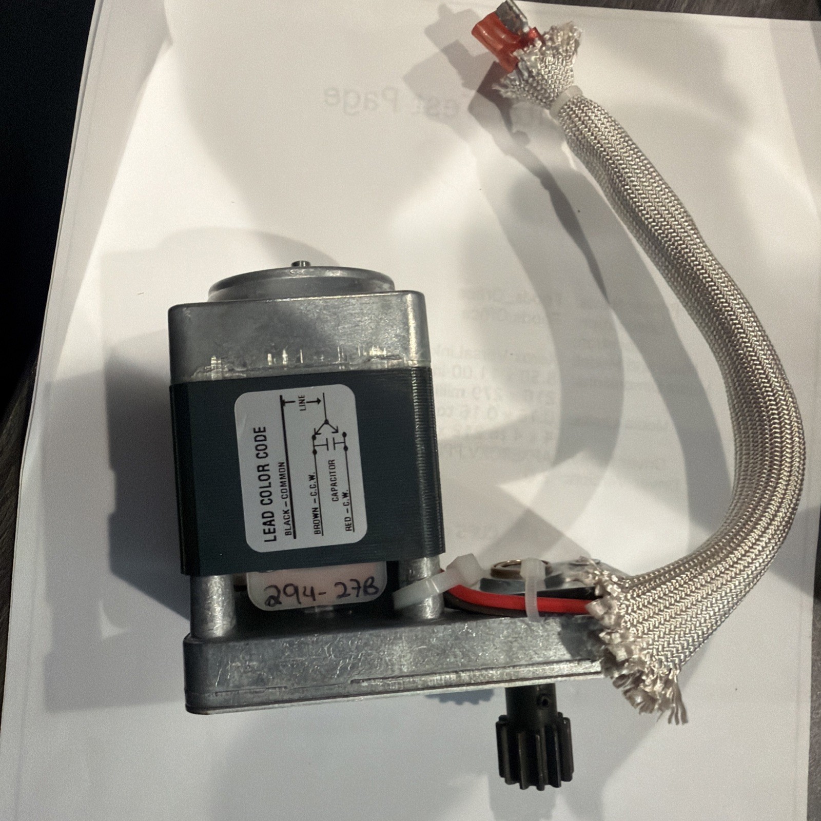 Basket Lift Motor for Frymaster – Part# 8065964SP