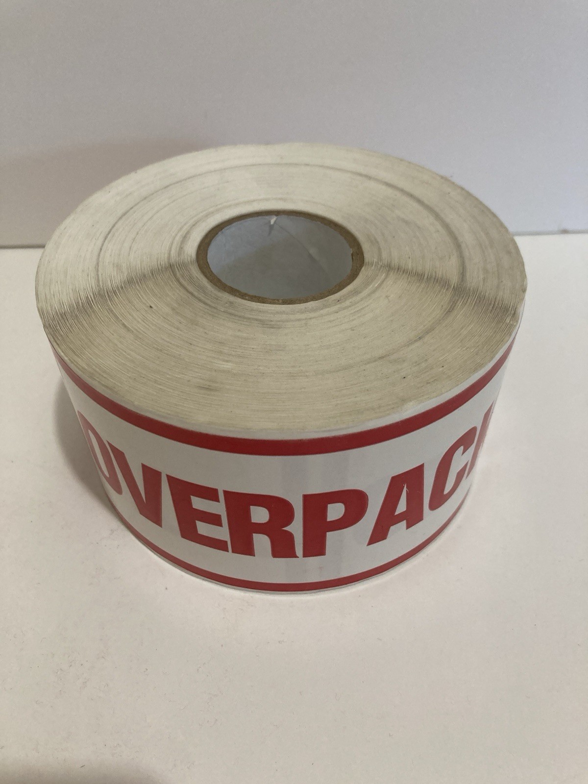 Roll of 500 OVERPACK Labels 2.5″ x 6″
