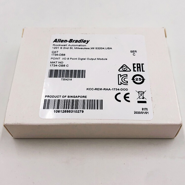 New AB 1734-OB8 POINT I/O 8 Point Digital Output Module 1734OB8 US Free Tax