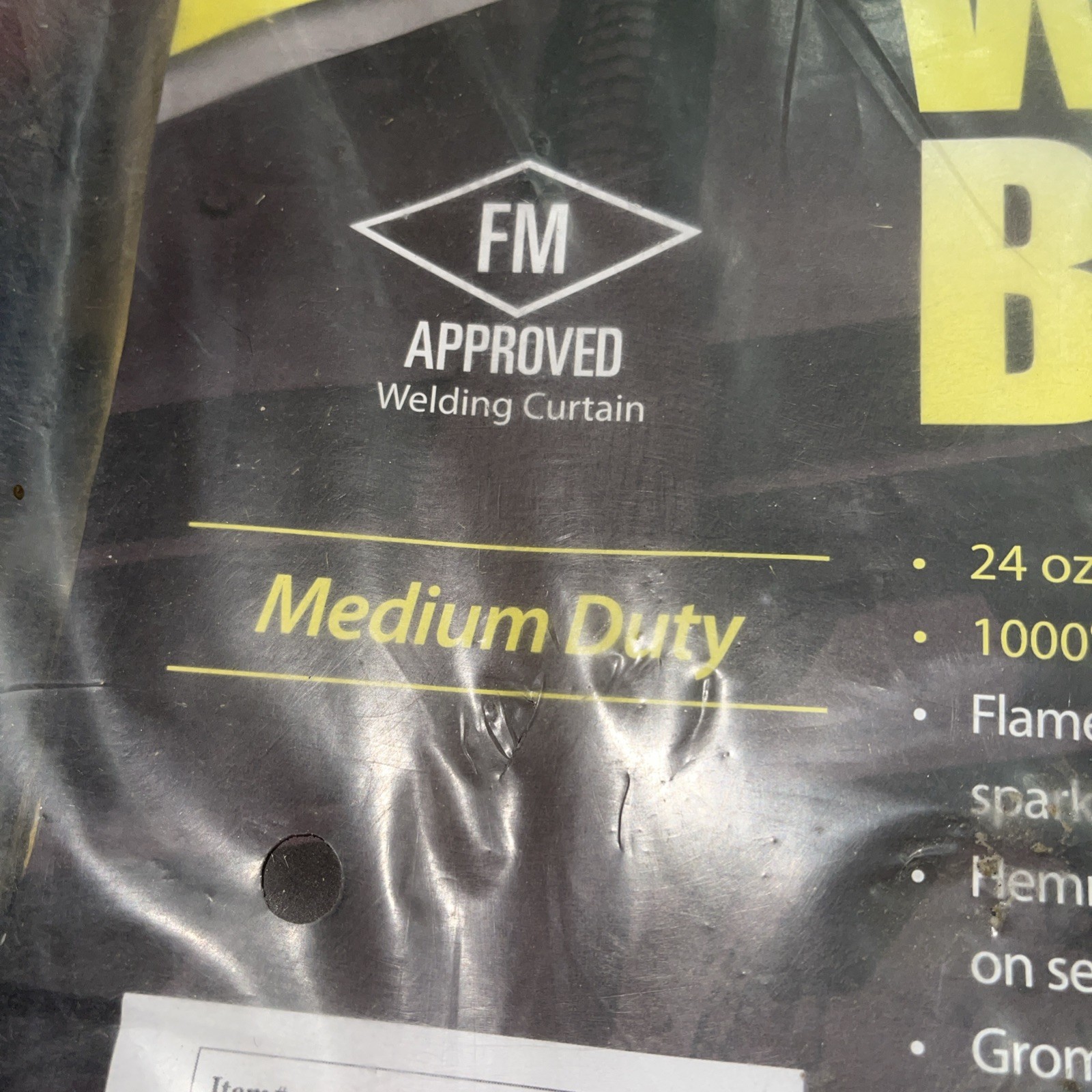 NEW – Revco Black Stallion B-NFG24 6’X6′ Medium Duty Welding Blanket
