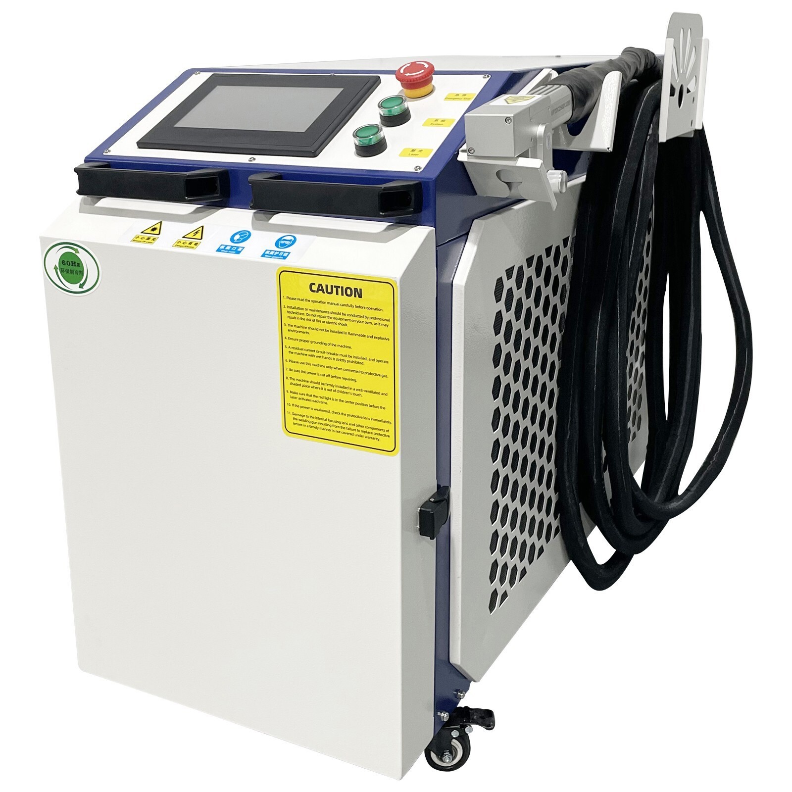 Raycus 1500W Fiber Laser Cleaning Machine Rust Oil Paint Removal Laser Cleaner