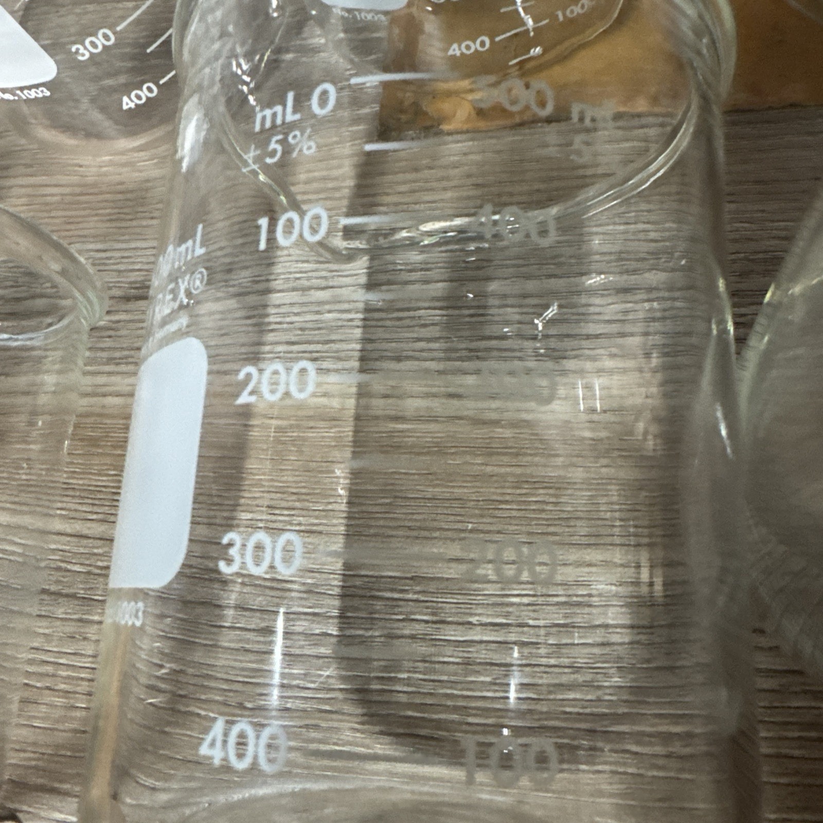 1003-600 Pyrex Heavy-Duty Beakers, 600mL QTY: 6