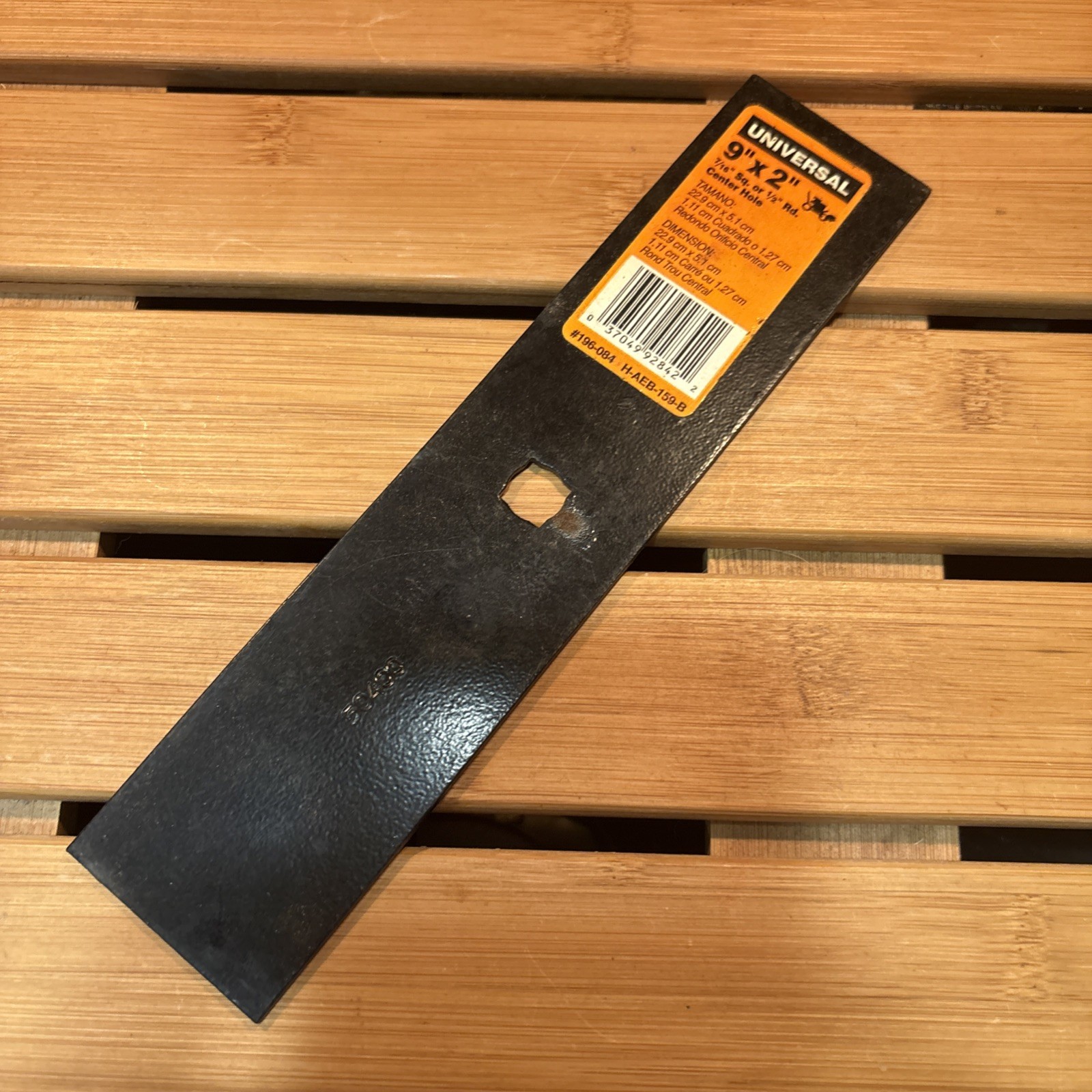 9 in. x 2 in. Universal Edger Blade w/ 7/16″ Square or 1/2″ Round Connection