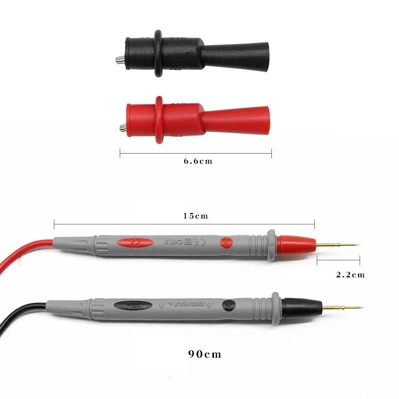 Universal Digital Multimeter MultiMeter Test Lead Probe Wire Pen Cable 1000V 10A