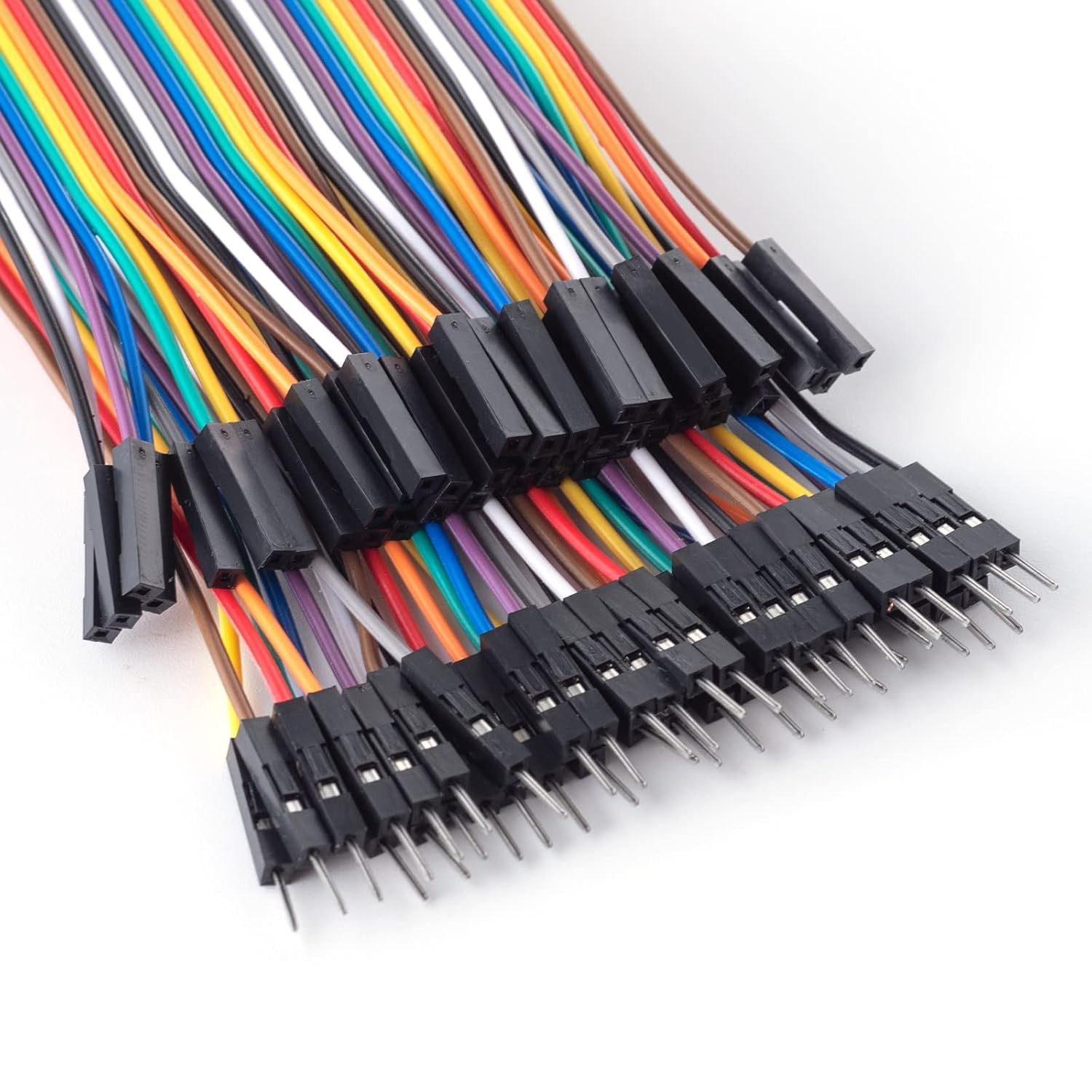 10Cm+20Cm 240Pcs Breadboard Jumper Wires Cable Kit, Male to Female, Female to Ma