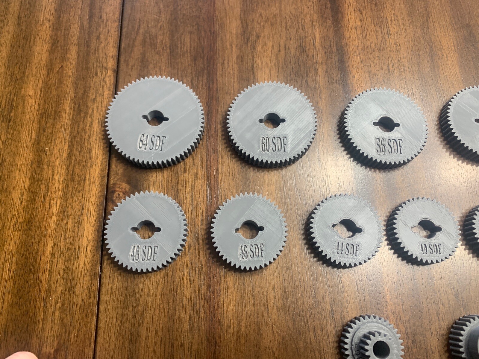 Atlas 618 Lathe & Craftsman 109 Complete Gear Set 3D Printed 17 Gears & Spacers