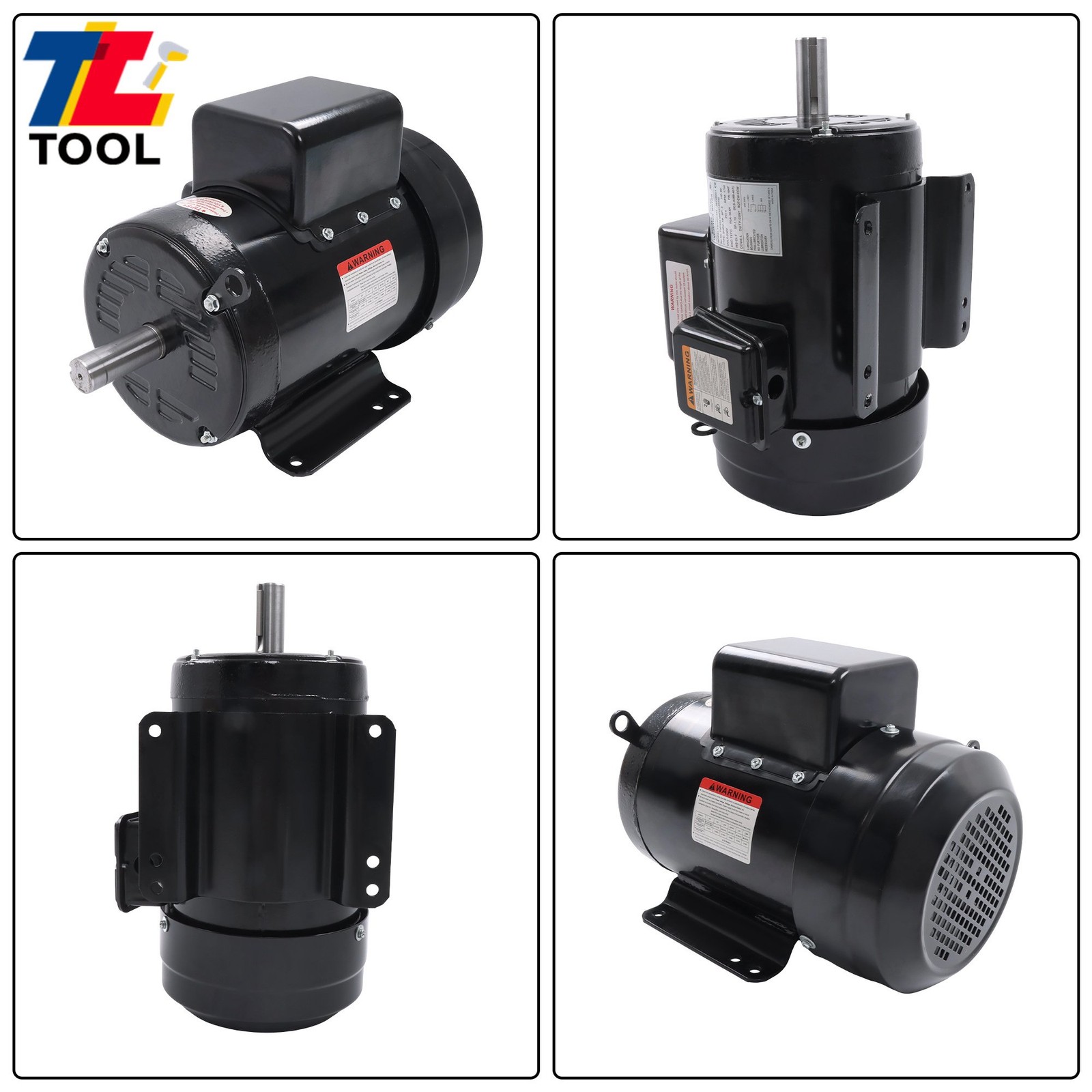 Farm Duty 3HP Motor 1800 RPM TEFC 184T 1 Phase 208/230V 60Hz Reversible