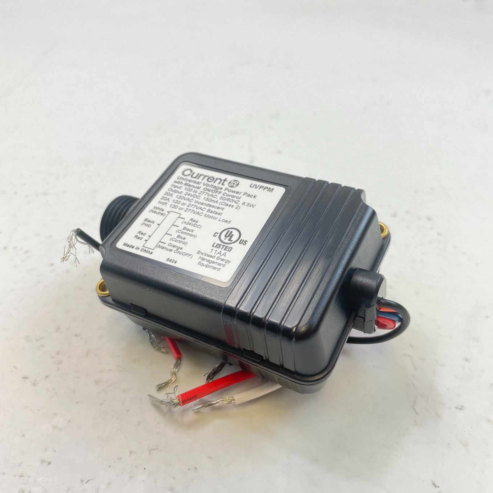 HUBBELL UVPPM Universal Voltage Power Pack Manual ON 100-277VAC 50/60HZ 6.5W