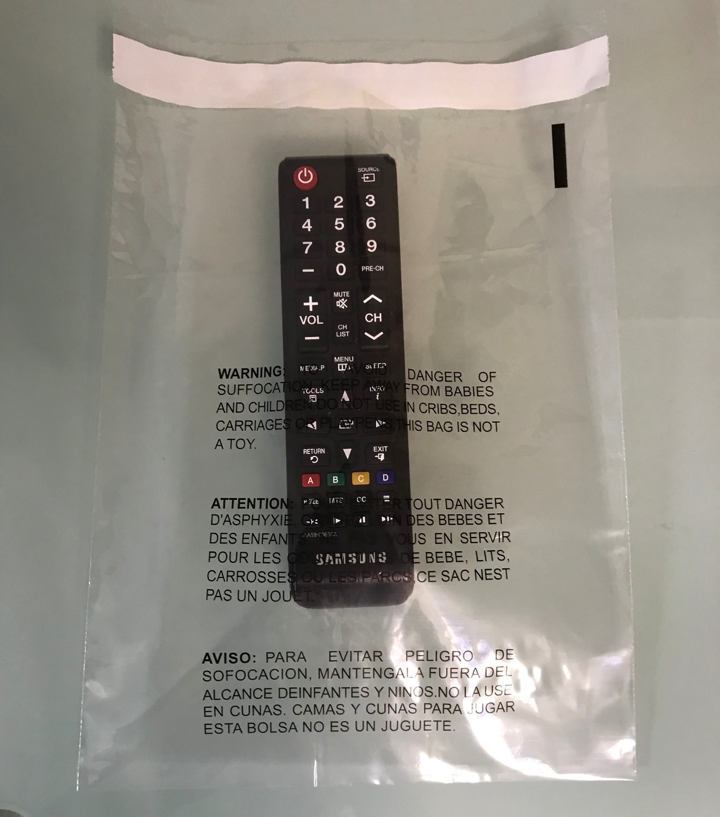 300 6×9 1.5 Mil Bags Clear Suffocation Warning Poly Bag 6″x9″