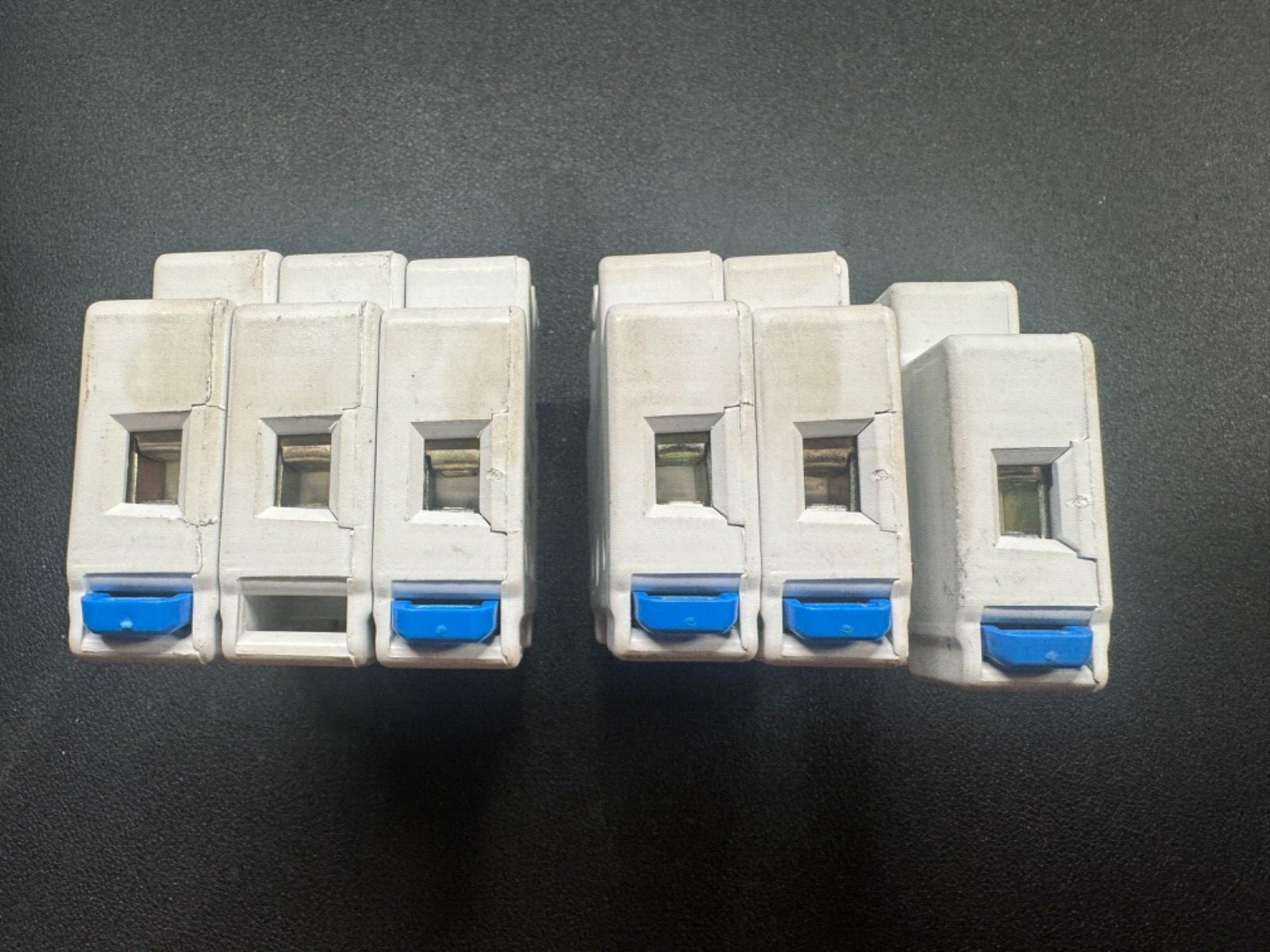 3 USED AB 1492-FB3C30-L, 1492-FB2C30-L, 1492-FB1C30-L Fuse Blocks 600V AC/DC 30A