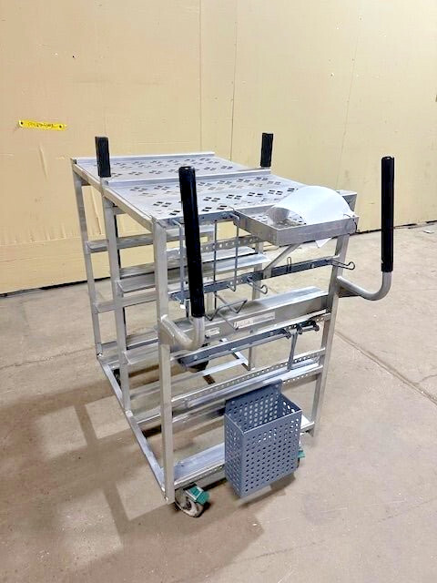 **LOT OF 2** WIN HOLT COMMERCIAL ONLINE ORDER PICKING WORK STATION CART