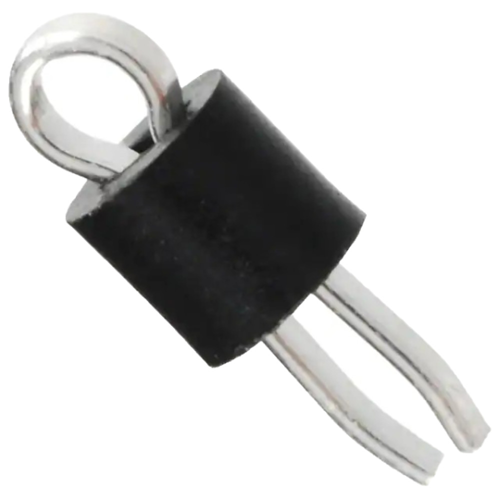 Pack of 17 5006 Black PC Test Point, Compact Phosphor Bronze Silver Plating 0.06