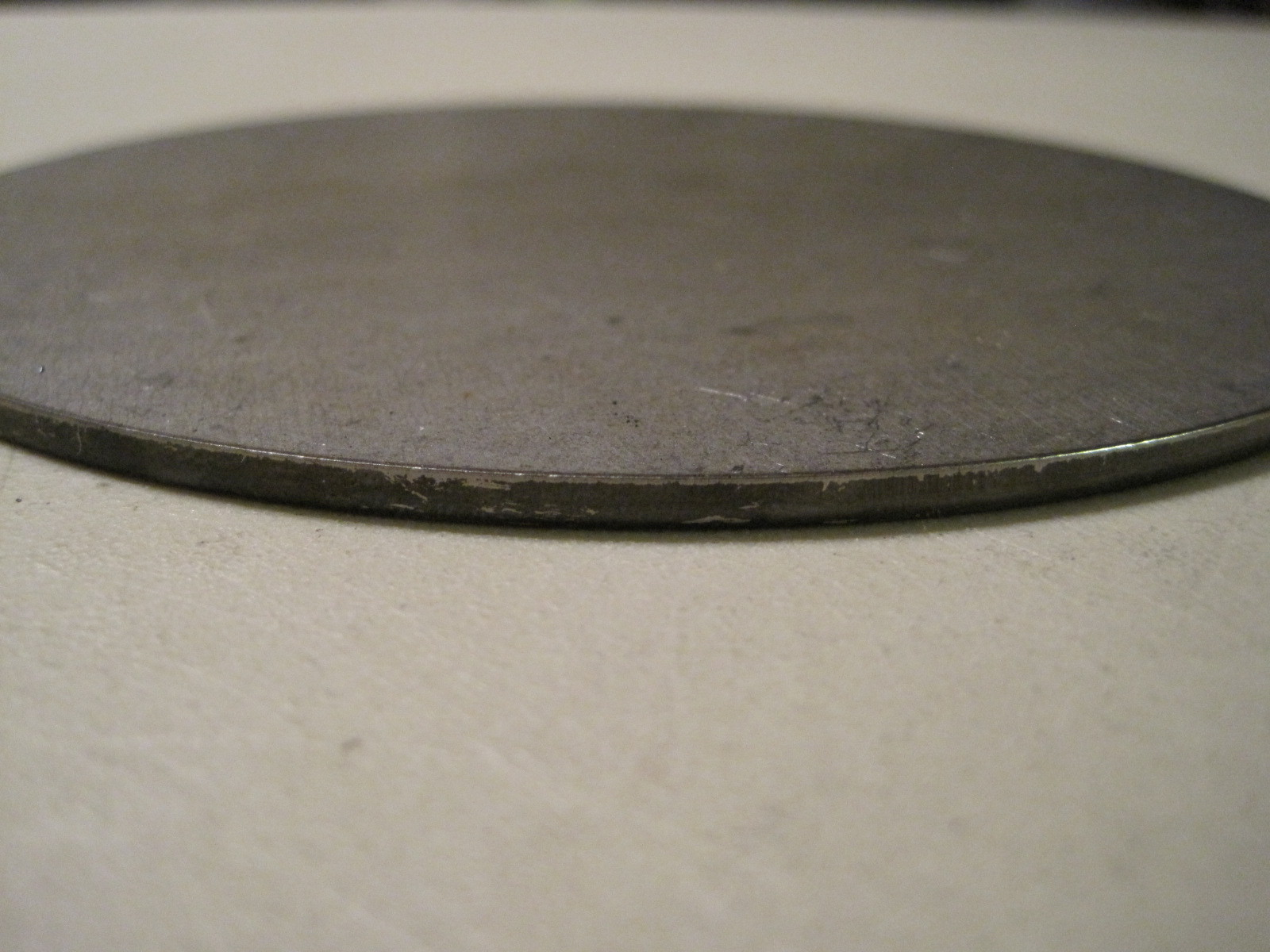 1/8″ Steel Plate, Disc Shaped, 4″ Diameter, .125 A36 Steel, Round, Circle
