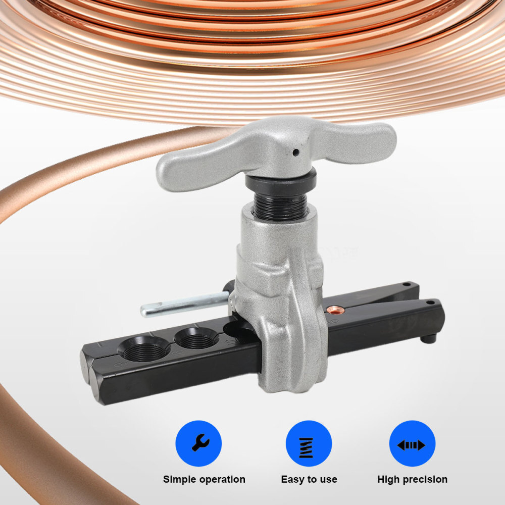 Eccentric Flaring Tool Kit Tubing Refrigeration for 6-19mm Single Flare us