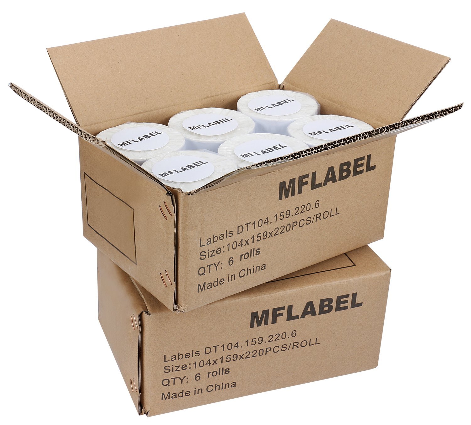 2-120 DYMO LabelWriter 4XL Direct Thermal Shipping Labels 4×6 1744907 Compatible