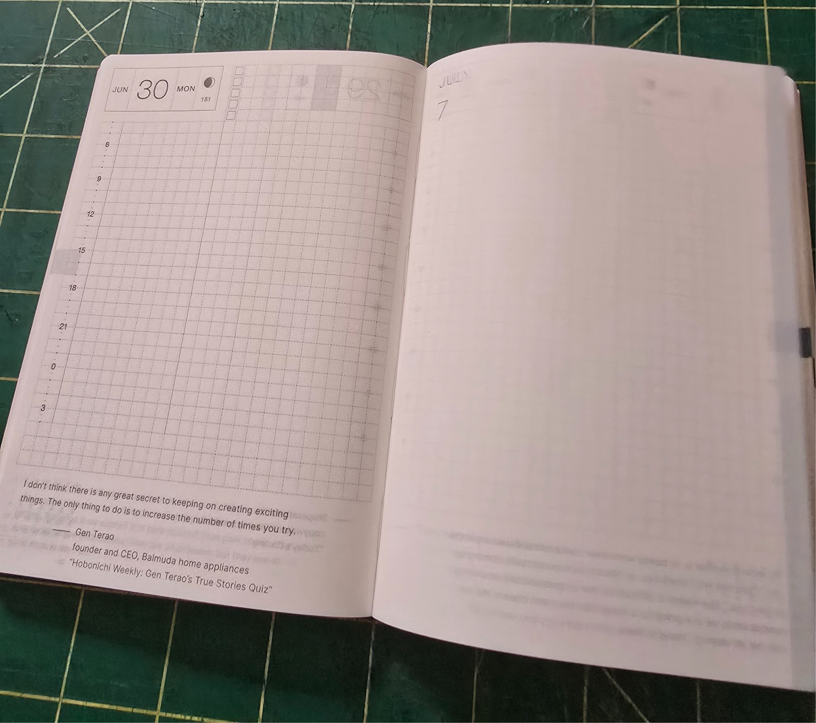 Hobonichi Techo 2025 English Edition Original One Page Per Day A6 Size