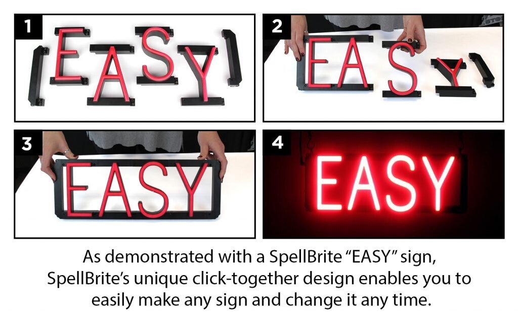 SpellBrite Custom LED Signs for Business – Bright, Long-Lasting, Durable