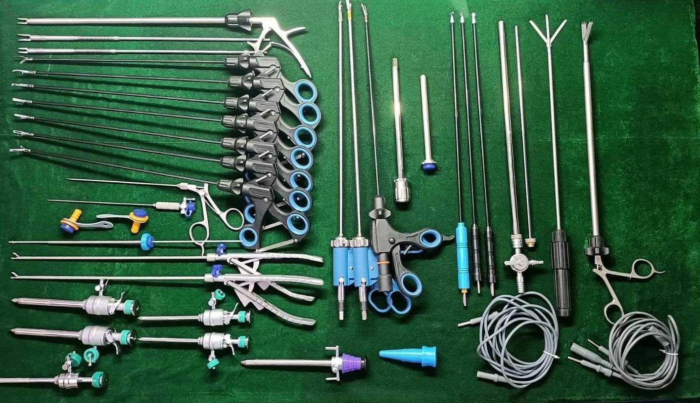 36pc Laparoscopic Complete Surgery set 5mmx330mm Reusable Surgical Instruments