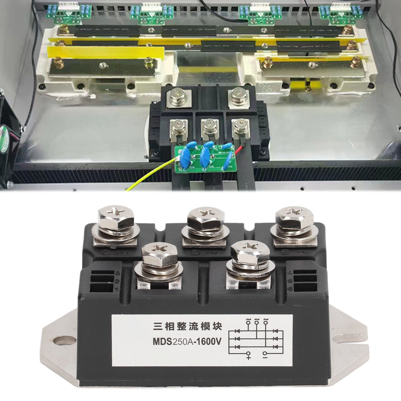 Bridge Rectifier 1600V 250A 3 Phase 5 Terminal Diode Bridge Rectifier