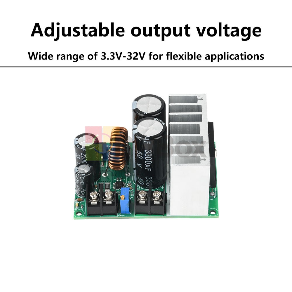 AC 5-25V/DC 8-38V To DC 3.3-32V Buck Power Module Adjustable Voltage Regulator