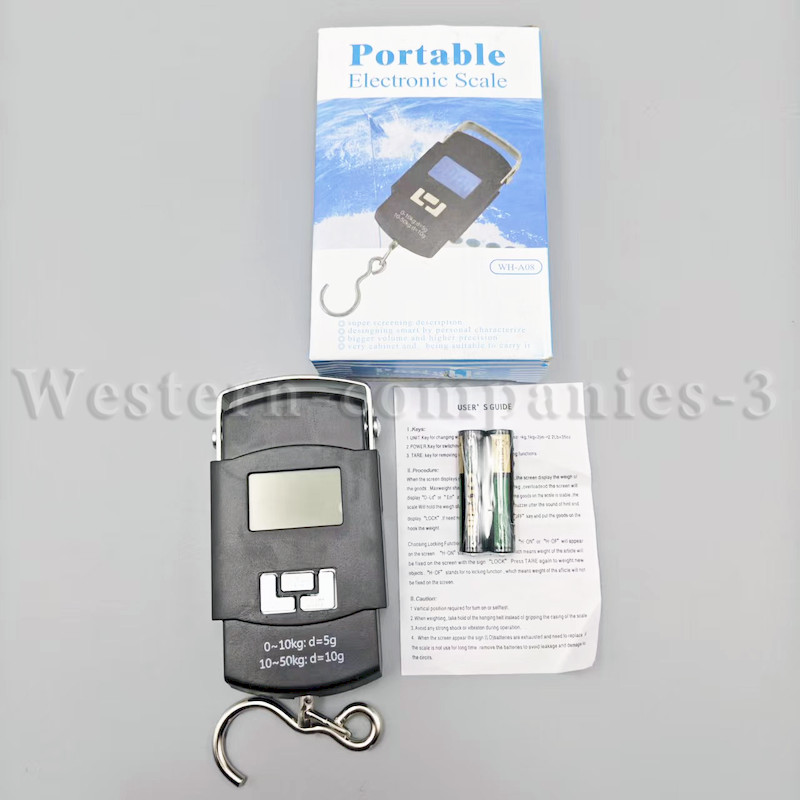 LCD Electronic Fishing Scale Portable Digital Luggage Weight Hanging Hook NEW