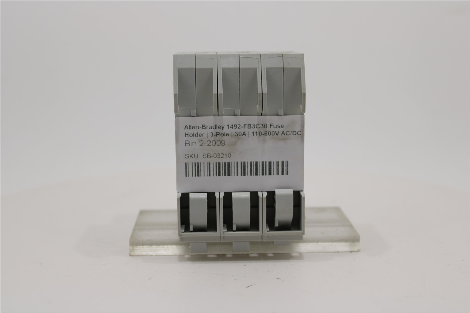 Allen-Bradley 1492-FB3C30 Fuse Holder | 3-Pole | 30A | 110-600V AC/DC