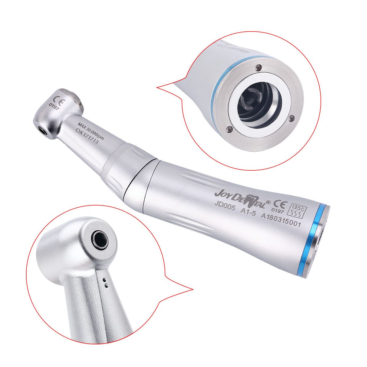 NSK Style Dental Low Speed Contra Angle Handpiece/Air Motor Internal Water Spray