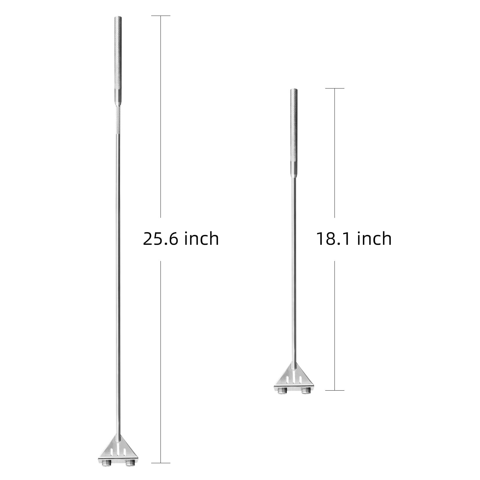 Algae Scraper for Glass Aquariums, 25.6″ Fish Tank Cleaner Stainless Steel Algae