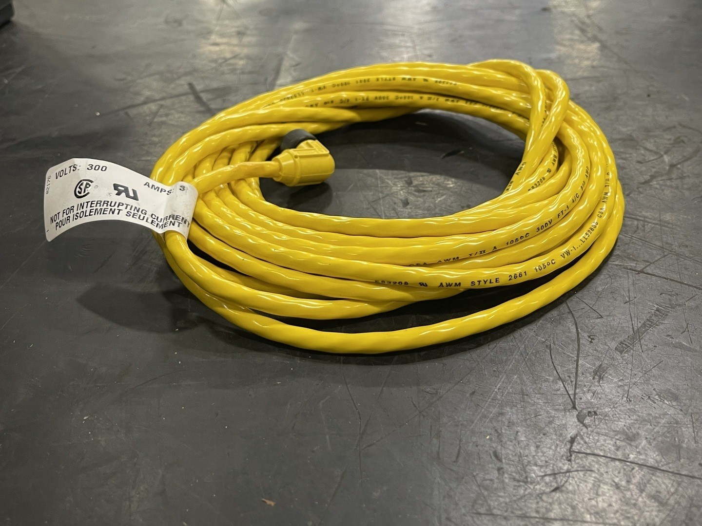 SURPLUS NEW CROUSE-HINDS 5000115-13 20ft 18/4 AWG Cord Set Micro 4 Pin Female