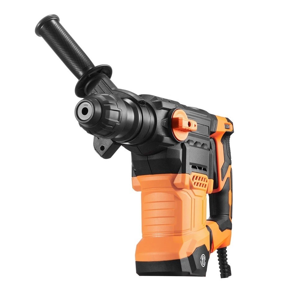 Rotary Hammer Drill Corded Drills 1-1/4″ 4 Modes SDS-Plus Chipping Hammers