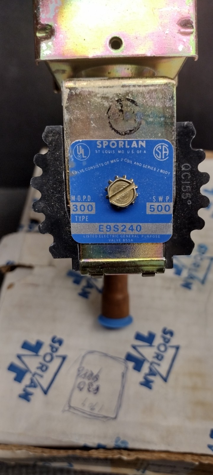 Sporlan E9S240 Replacement HVAC Solenoid Valve Refrigerant NEW FREE SHIPPING