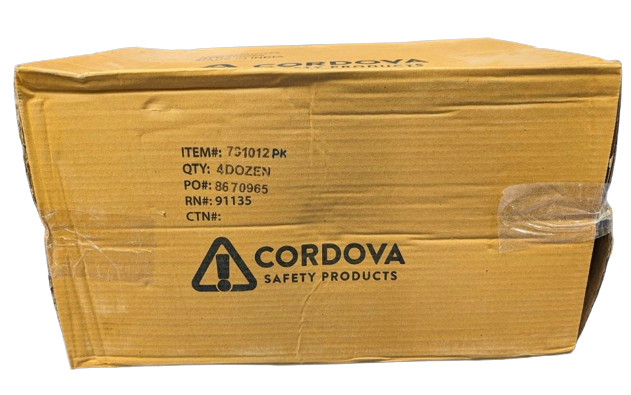 Lined Split Cowhide Leather Gloves Driving Construction Farming LARGE 48 CASE