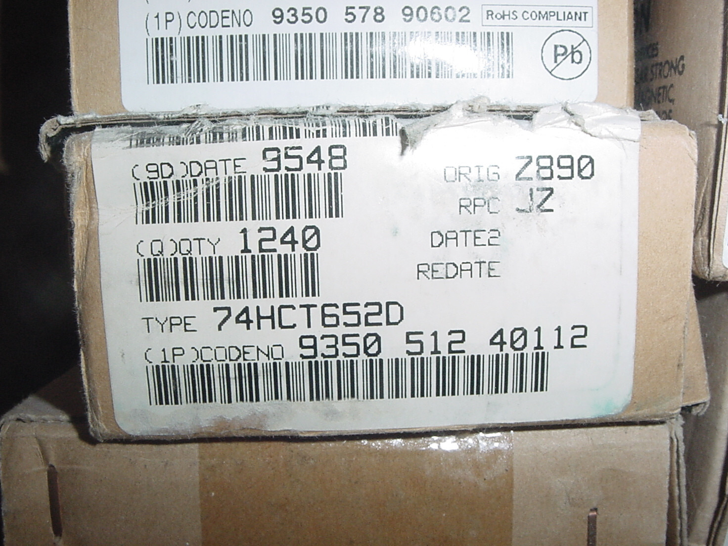 74HCT652D 1240PCS NEW