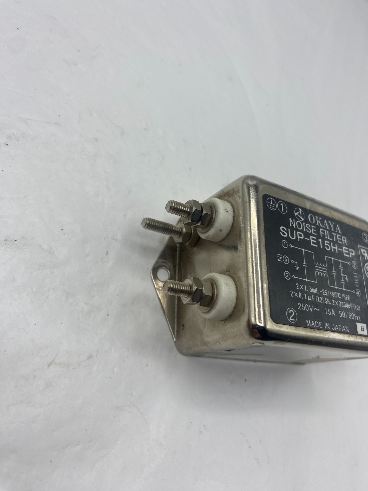 Okaya SUP-E15H-EP Noise Filter,250V, 15A,50/60Hz/Okaya SUP-E15H-EP