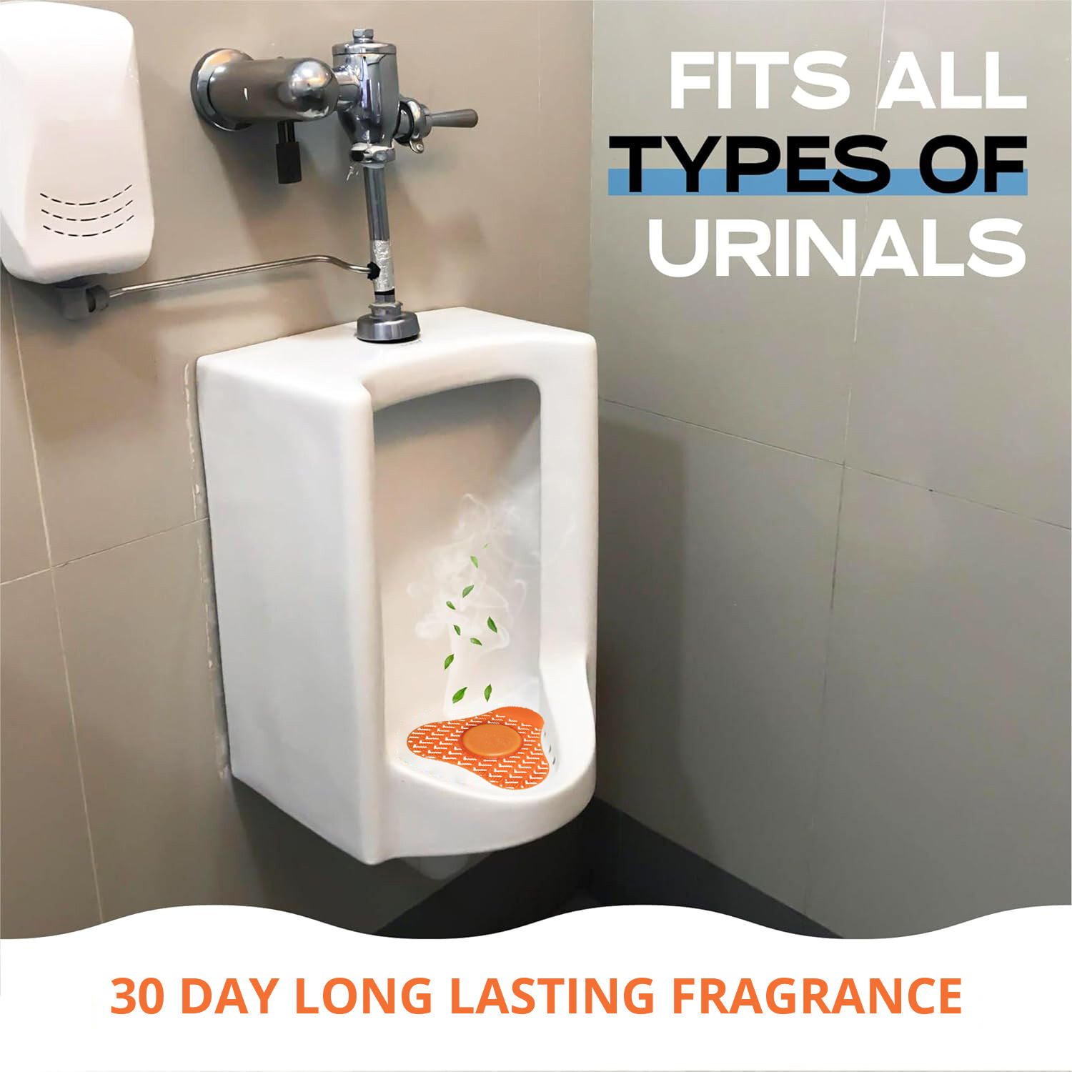1-10 ) Janitorial Scented Urinal Cake Screens + Deodorizing Cleaners Anti-Splash