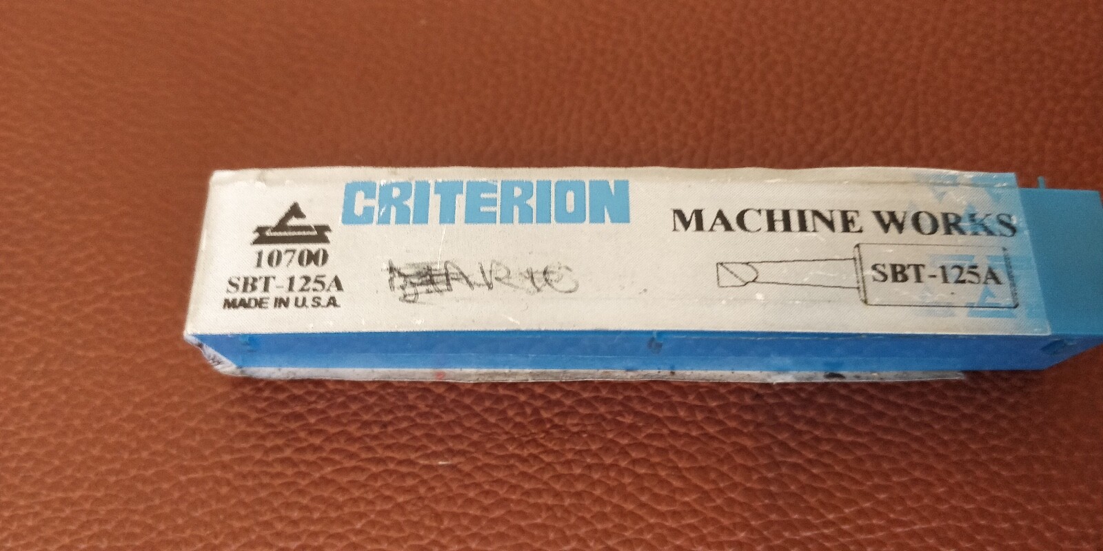 NEW ~ CRITERION Boring Bar Bit – SBT-125A / 10700