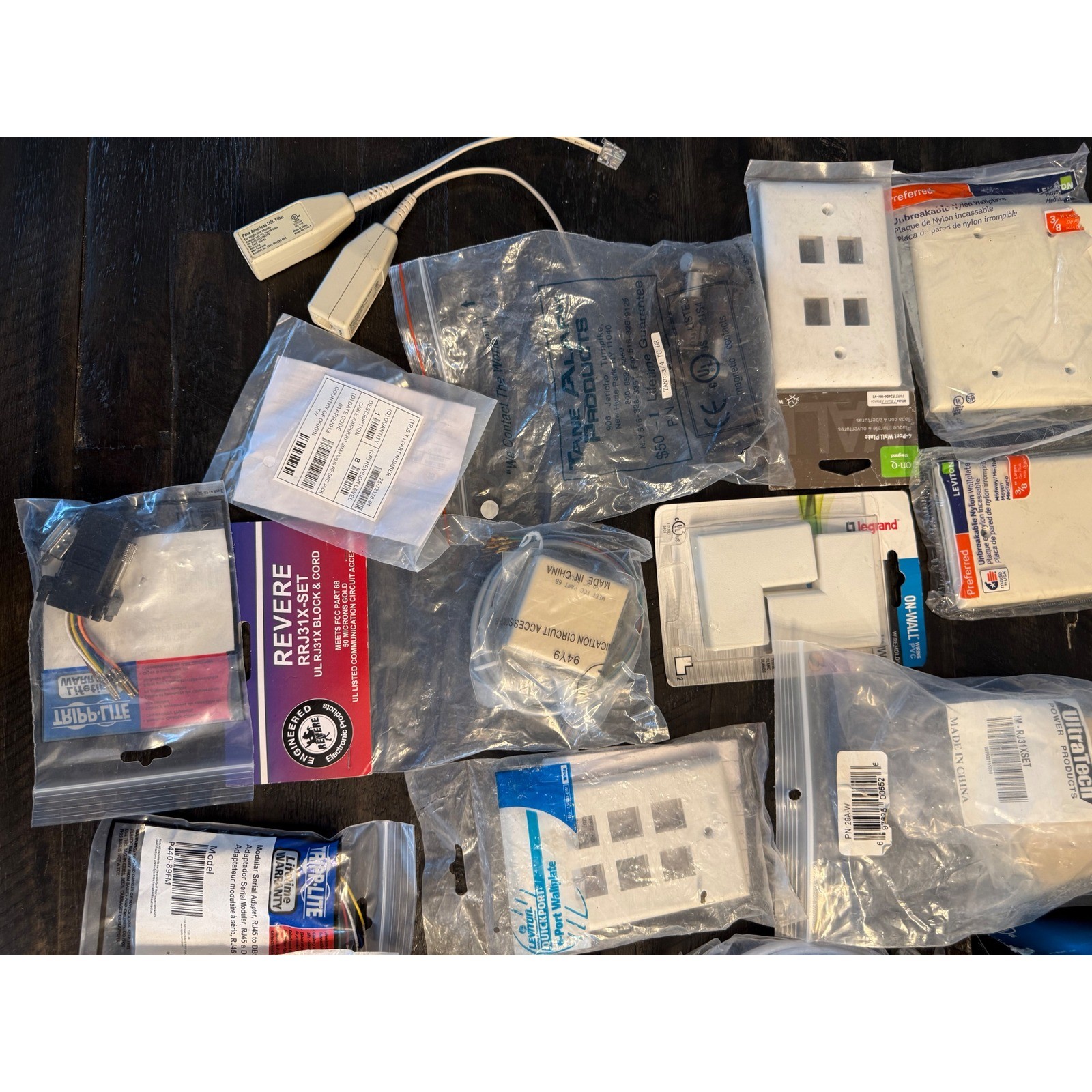 Leviton Tripp Lite Legrand Networking Electrical Wall Plate Adapter Bulk Lot