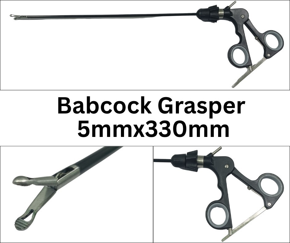 2PCS Laparoscopic Babcock Grasper 5mmx330mm For Surgical Instruments CE Approved