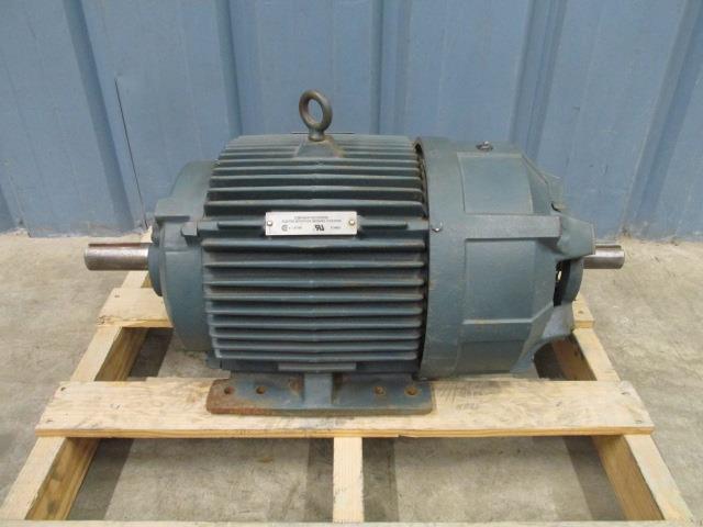 Reliance 01MAN38667 Electric Motor 15 HP 1765 RPM 230/460v Frame 254T Dual Shaft