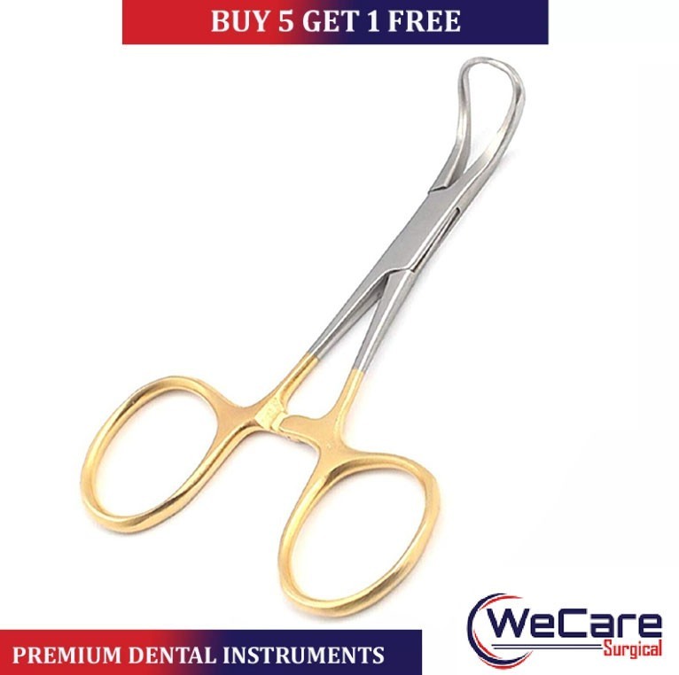 Backhaus Towel Clamp 5.25″ Forceps GOLD Surgical Stainless Steel German Grade