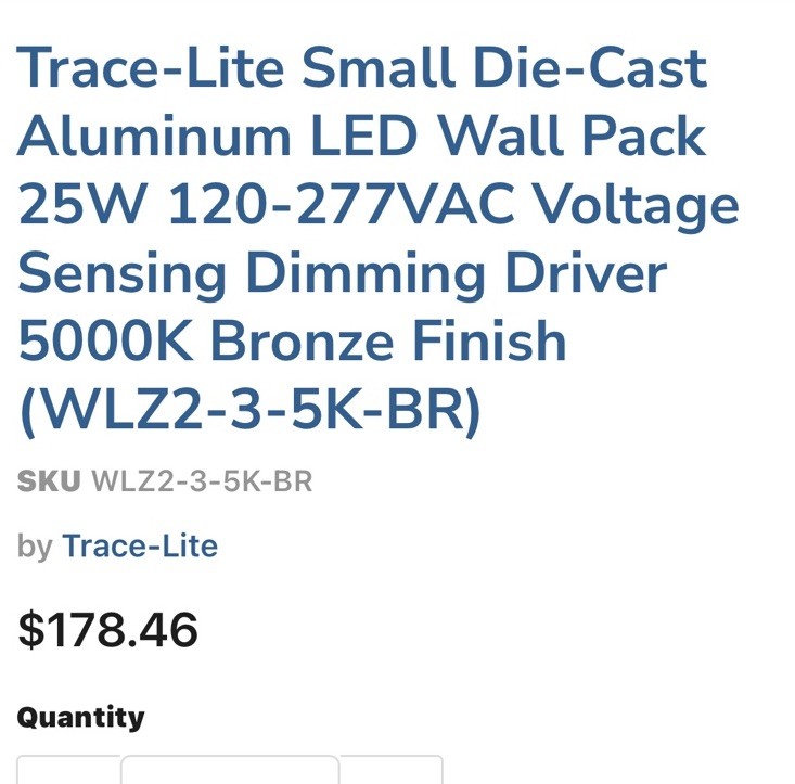 Tracelite WLZ2-3-5K-BR