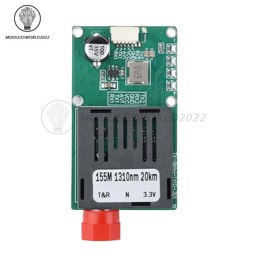 TTL Optical Transceiver Module TTL To Fiber Module For Drone RX/TX/AV/VCC/GND