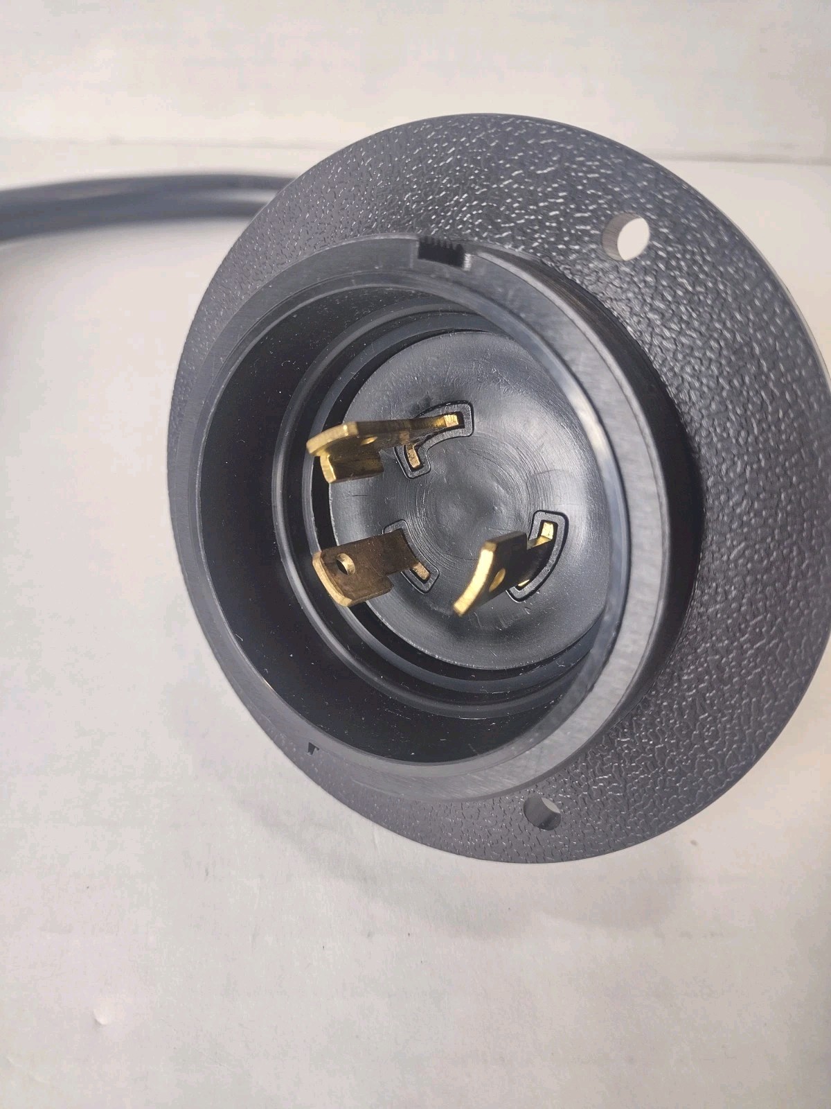 Ningbo Xuanhua NEMA L5-30P to L5-30R Twist Lock Power Cord 30A 125V Panel Mount