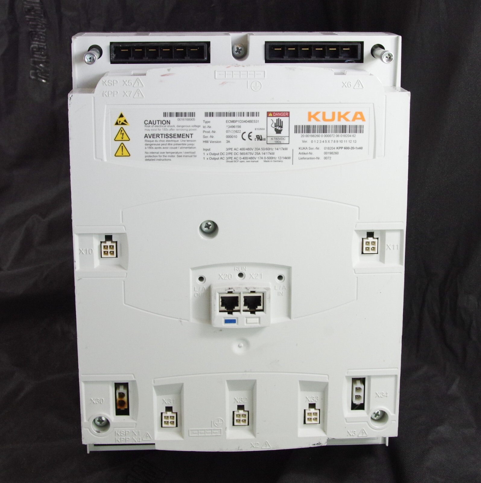 KUKA KPP 600-20-1×40 ECMBP1D3404BE531 Drive | Refurbished + 1 year Warranty