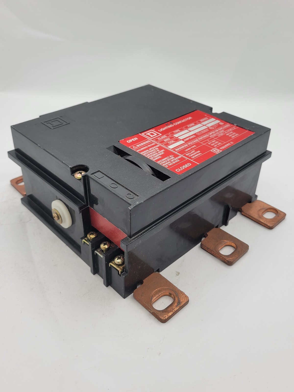Square D 8903 PBV11B Lighting Contactor 200A 3P 600V 120/208V Coil Series A