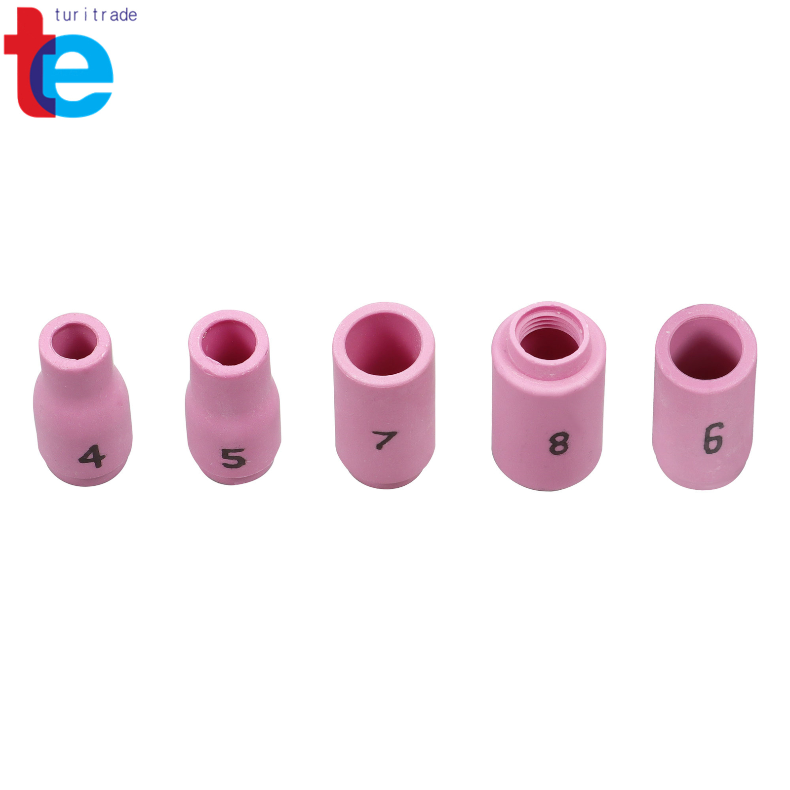 TIG Welding Torch Stubby Gas Lens #12 Pyrex Glass Cup Kit For WP-17/18/26 71Pcs