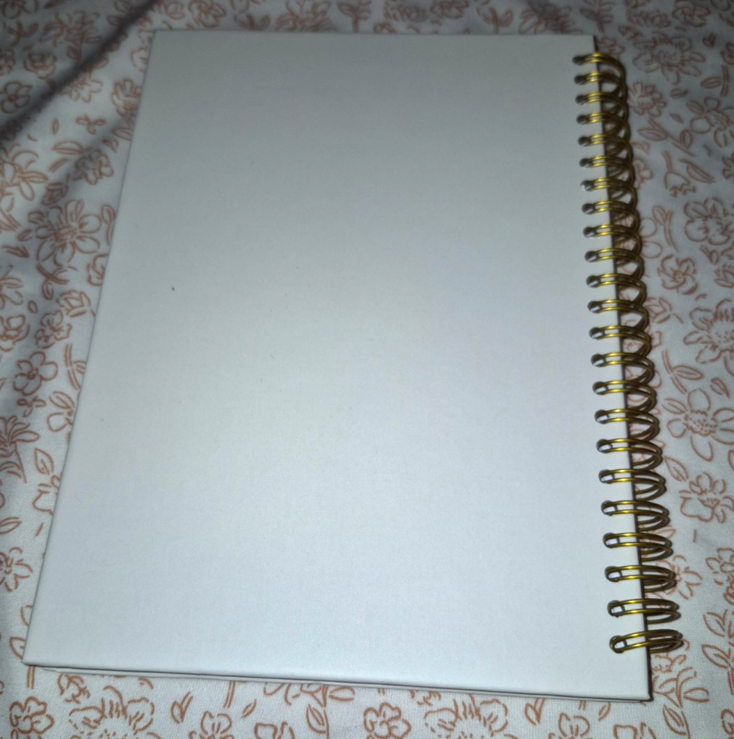 Lined Pages Religious Quote, Wire Bound Journal 8.25 x 6 inches NEW
