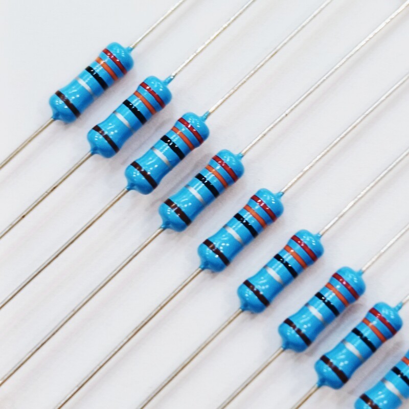 200Pcs 1/2W 0.5W Metal Film Resistor ±1% 1K -910K Ω Ohm 10K 100K 47K 470K 220K