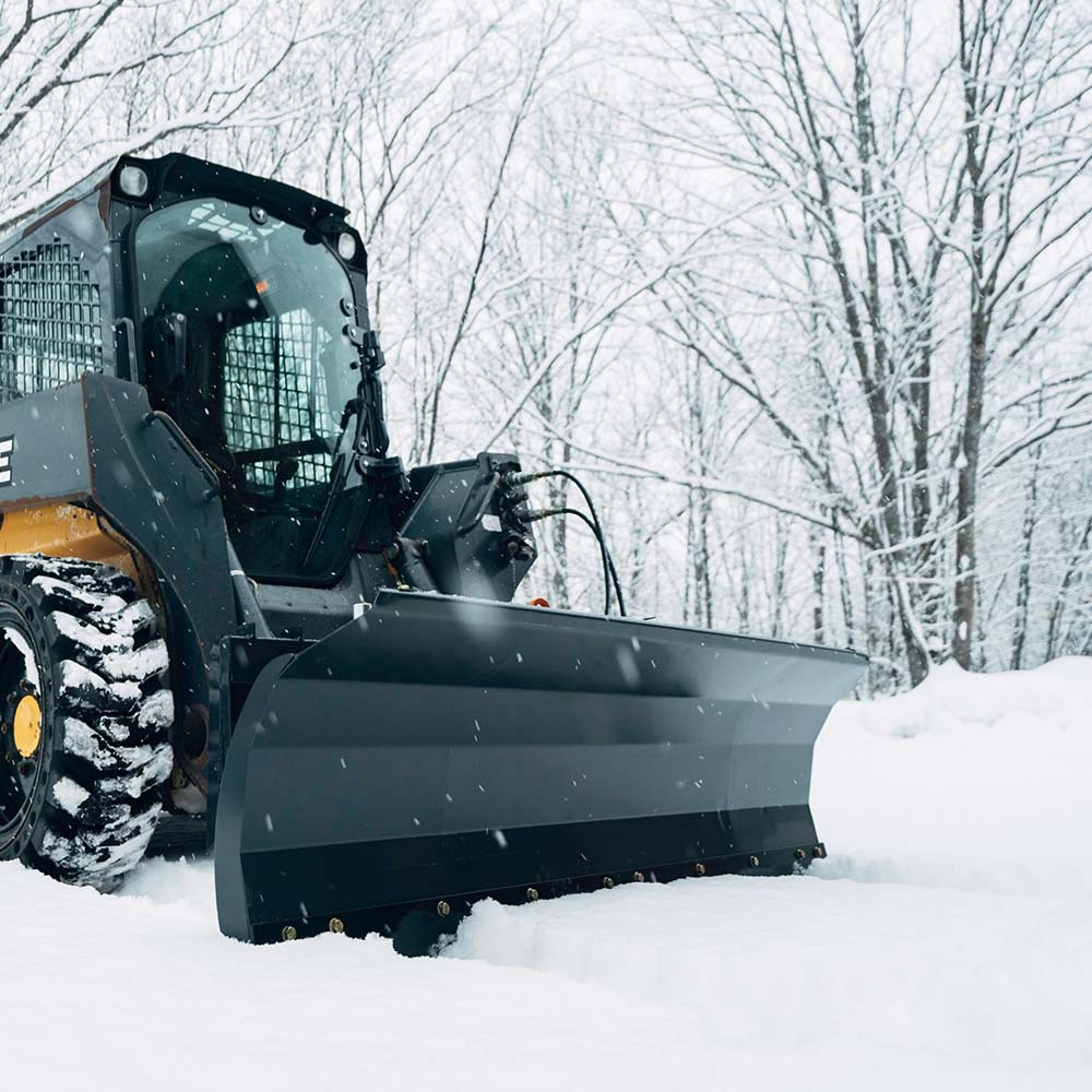 Titan Attachments 79″ Hydraulic Skid Steer Dozer Blade, SSQA